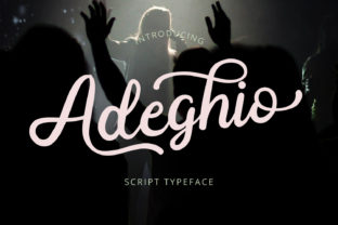 Adeghio: The Handwritten Typeface for Authentic Brand Identity