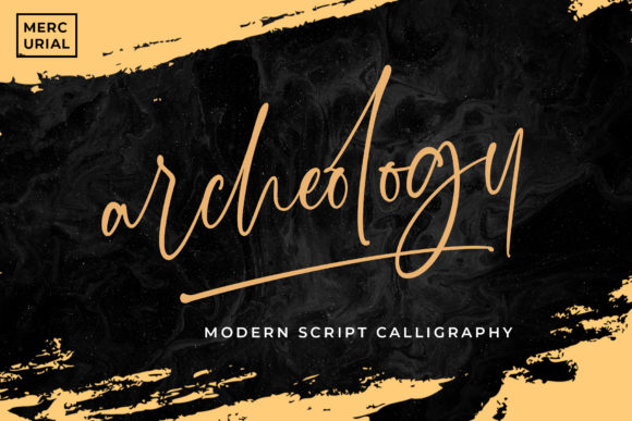 Archeology: The Decisive Script Font for Handmade Brands