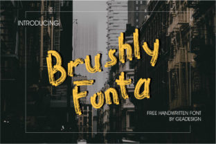 Brushly Fonta: The Modern Handwritten Typeface for Bold Web Design