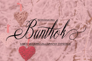 Bunthok: The Modern Calligraphy Font That Elevates Small Business Branding