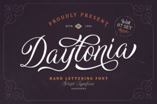 Daytonia: A Handwritten Script Font for Modern Editorial Design