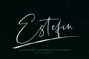 Estefin: The Handwritten Typeface That Polishes Small Business Branding
