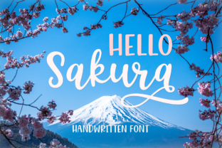 Hello Sakura: A Handwritten Typeface for Elegant Editorial Design