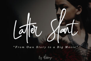 Latter Slant: A Classy Script Typeface for Modern Web Design