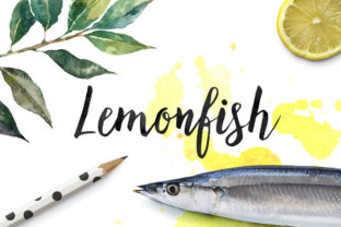 Lemonfish: A Handwritten Script Font for Editorial Design