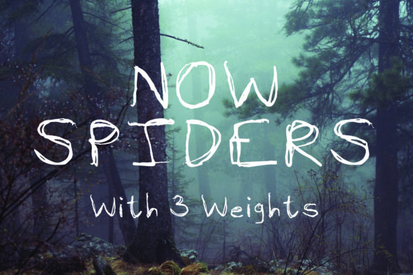 Now Spiders: A Creepy Typeface for Bold Web Design