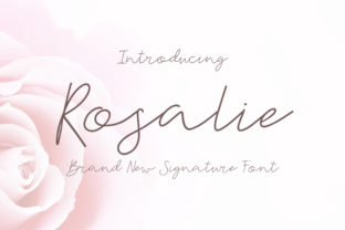 Rosalie: A Modern Script Font for Editorial Design and Branding