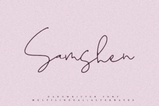 Samshen: The Handwritten Script Font That Elevates Campaign Design