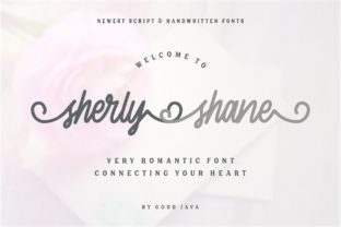 Sherly Shane: A Romantic Script Typeface for Editorial Design