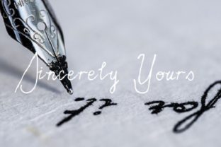 Sincerely Yours: The Handwritten Font for Handmade Creators
