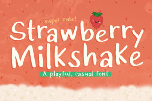 Strawberry Milkshake: A Playful Display Typeface for Web Design